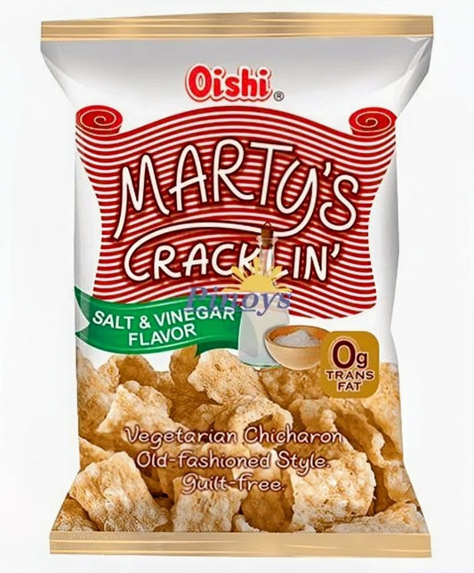 OISHI MARTY'S CRACKLIN' SALT & VINEGAR