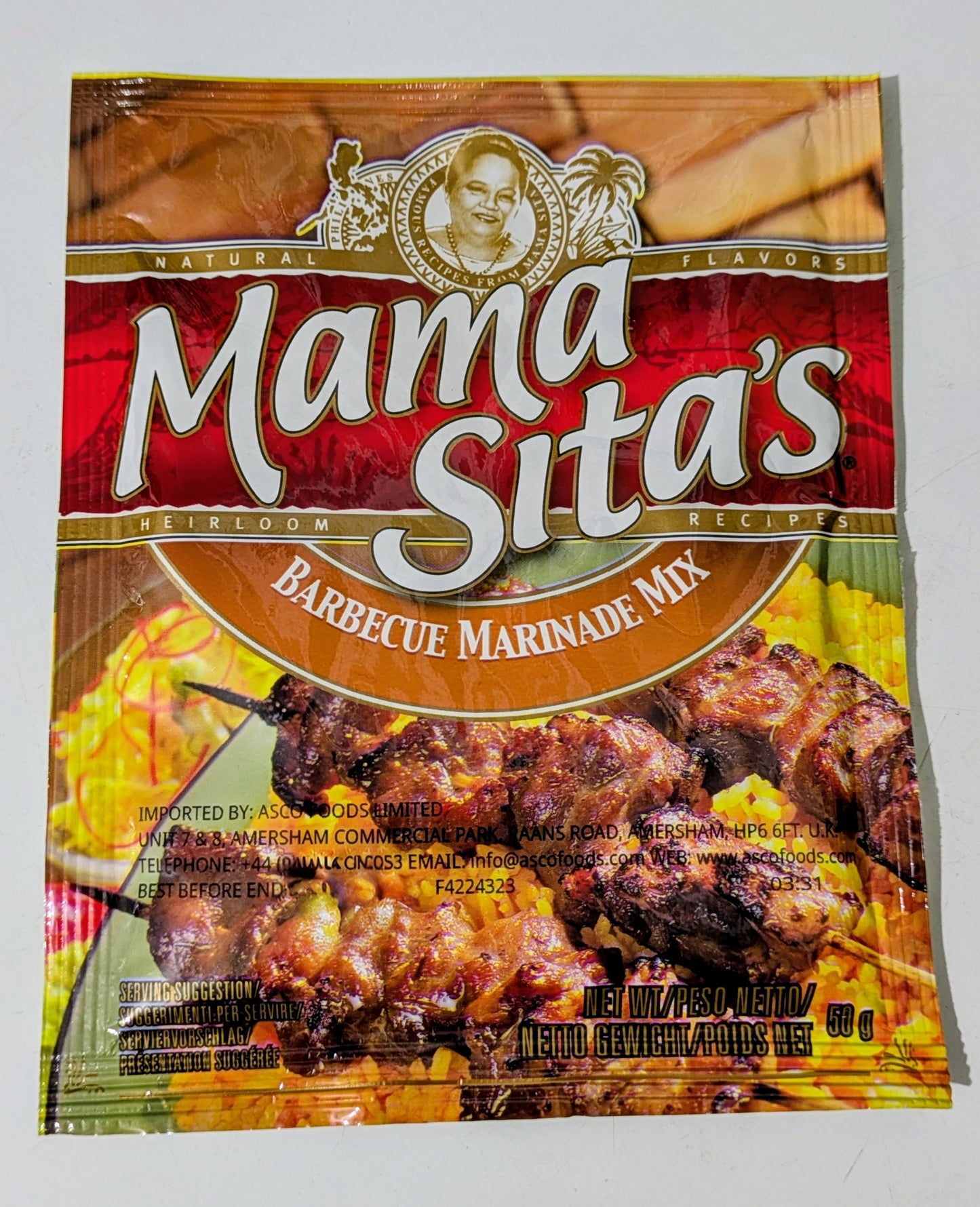 MAMA SITAS BBQ MARINADE MIX (50g)