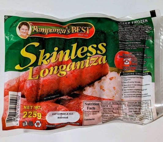 SKINLESS LONGGANISA