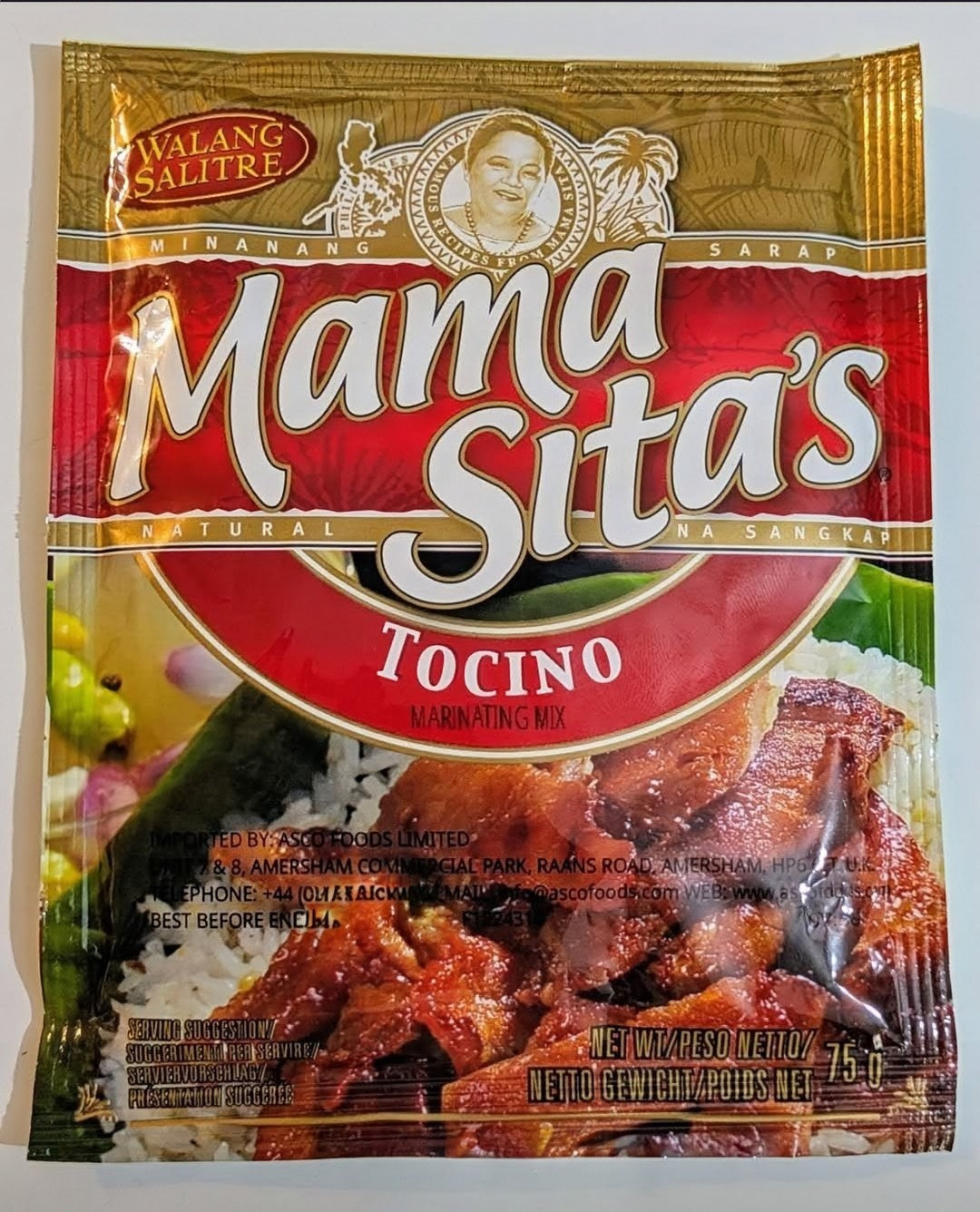 MAMA SITAS TOCINO MARINATING MIX (75g)