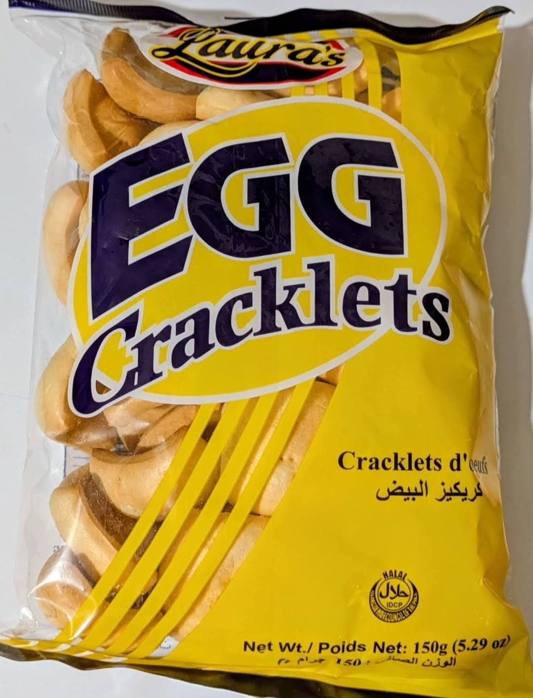 LAURA'S EGG CRACKLETS 150g