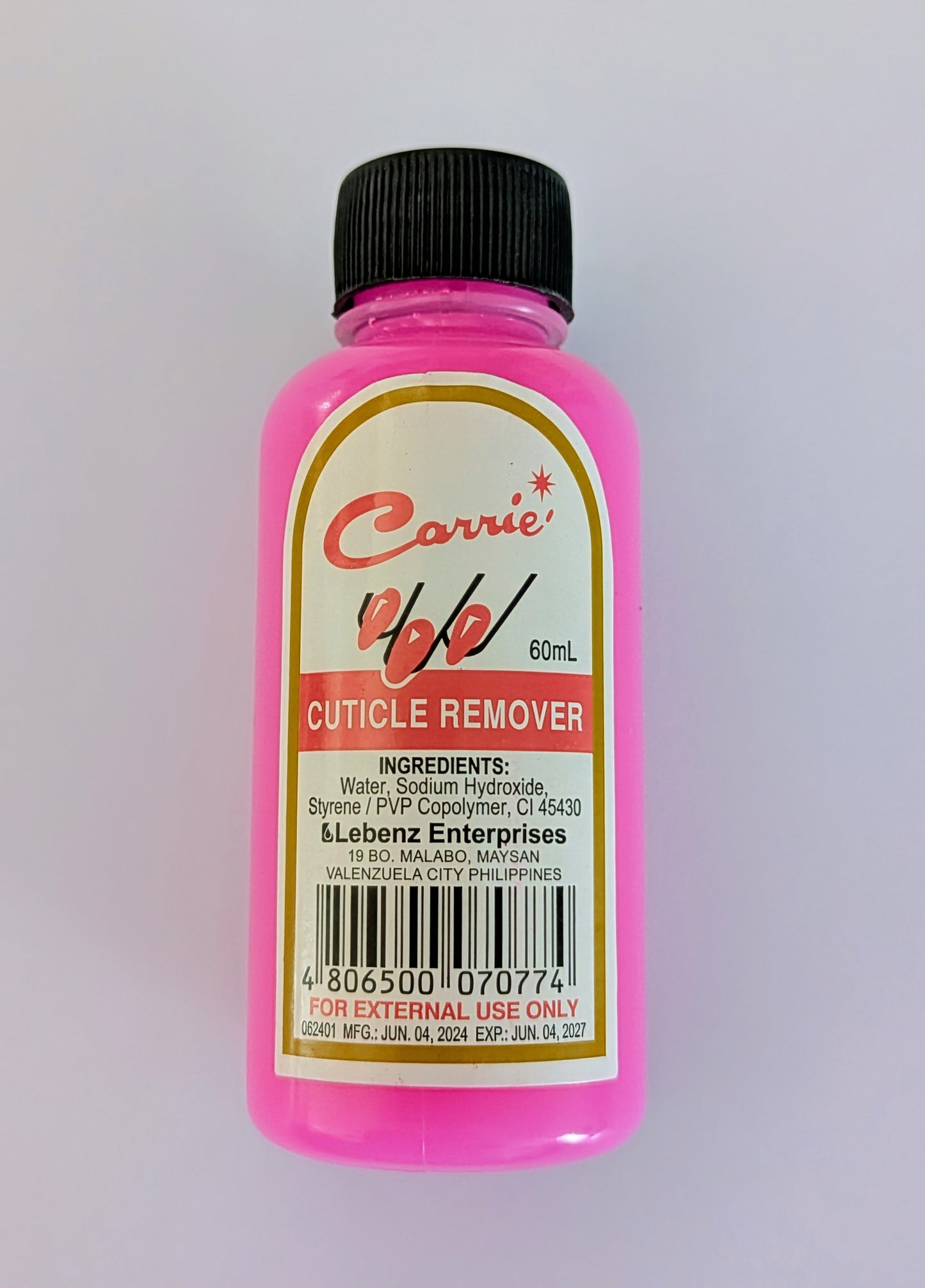 CARRIE CUTICLE REMOVER 60ML