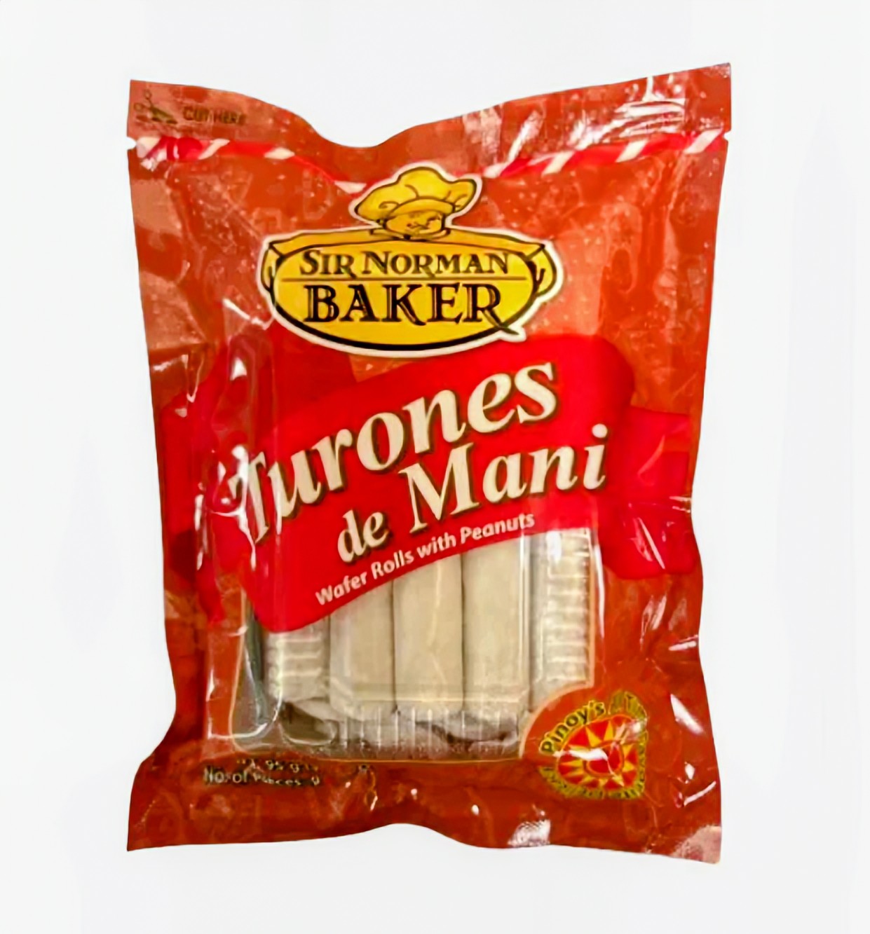 NORMAN'S BAKERY TURONES DE MANI 95G