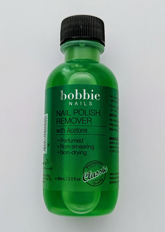 BOBBIE NAILS NAIL POLISH REMOVER WITH ACETONE 60ML