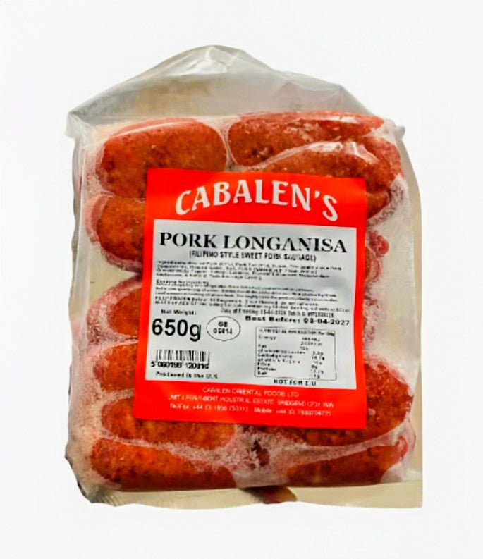 CABALEN'S PORK LONGGANISA 650G