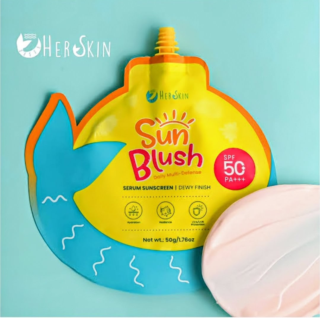HER SKIN SUN BLUSH SERUM SUNSCREEN 50G