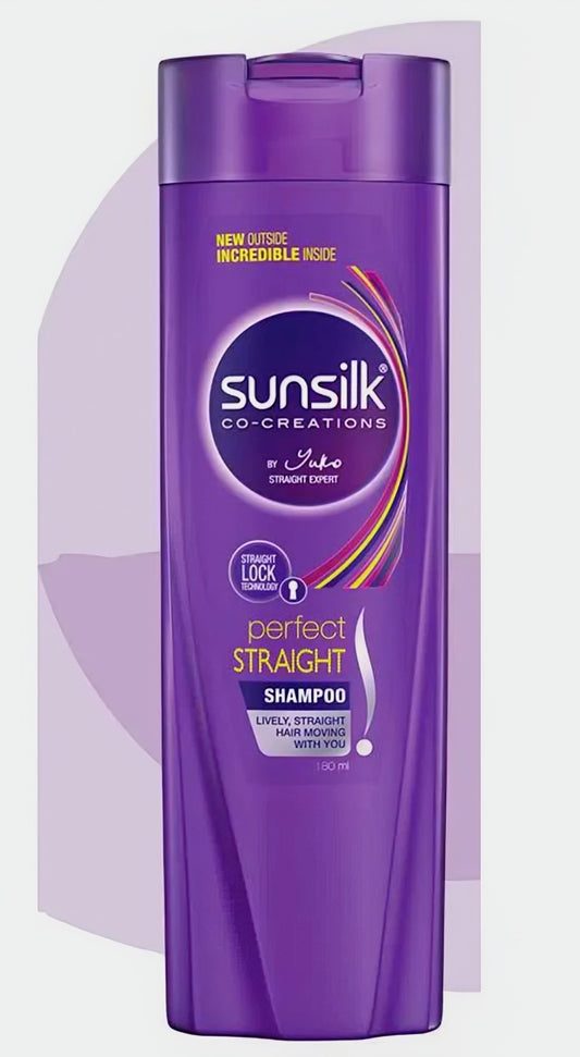 SUNSILK EXPERT PERFECT STRAIGHT SHAMPOO 180ML