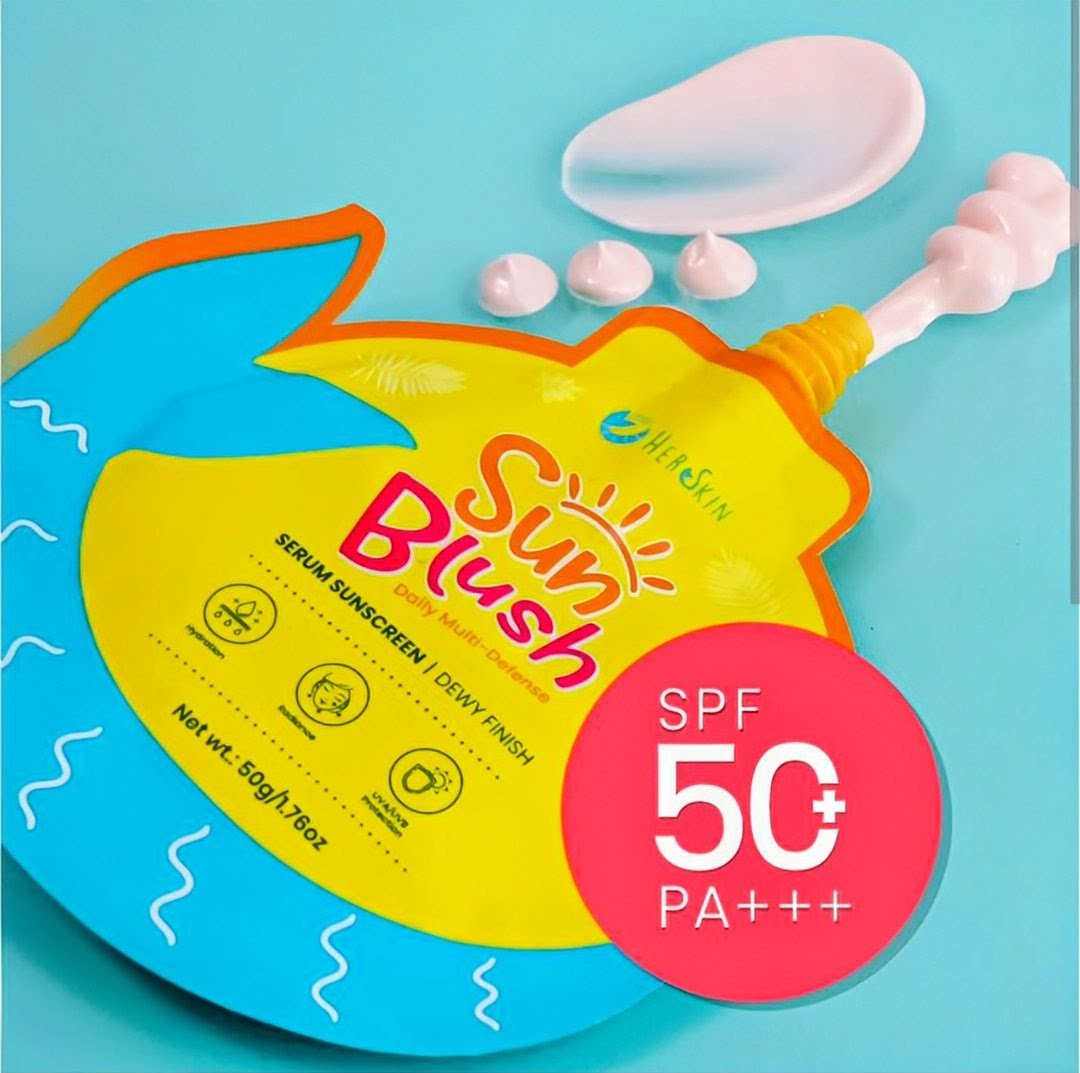 HER SKIN SUN BLUSH SERUM SUNSCREEN 50G