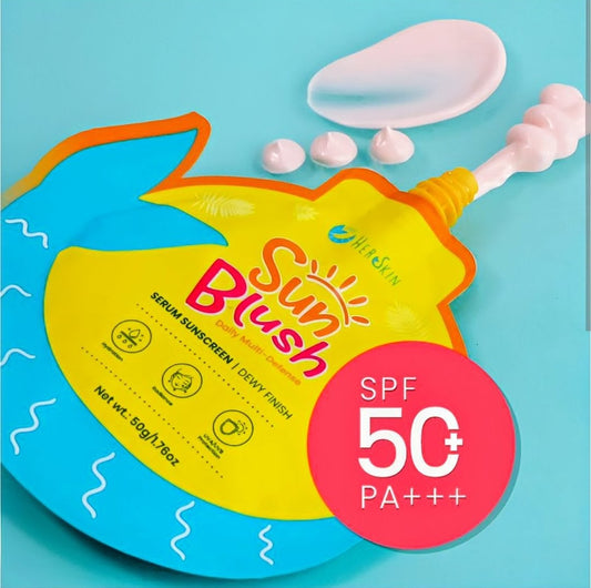 HER SKIN SUN BLUSH SERUM SUNSCREEN 50G