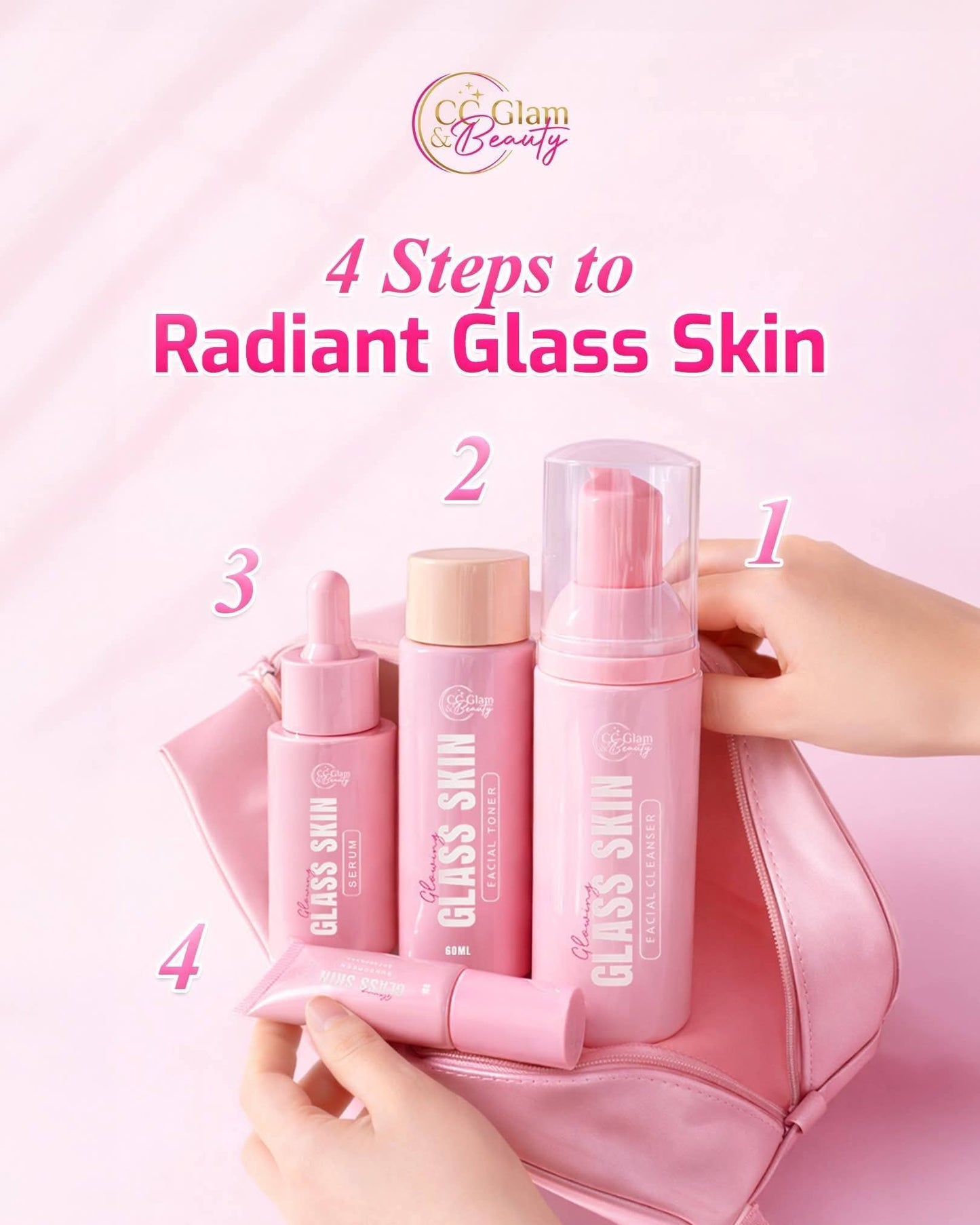 CC GLOWMING GLASS SKIN SET