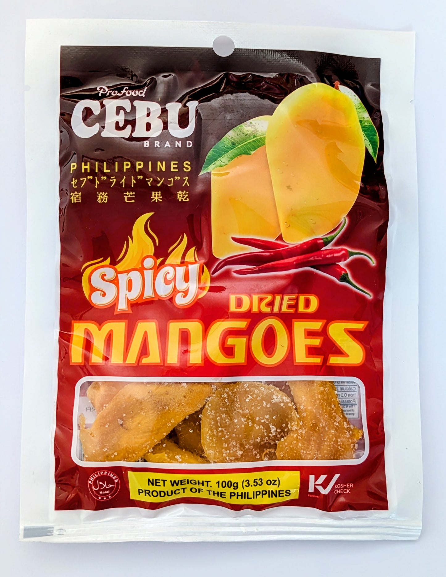 CEBU SPICY DRIED MANGO 100G