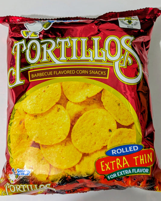 GRANNY GOOSE TORTILLOS BBQ FLAVOR (100g)