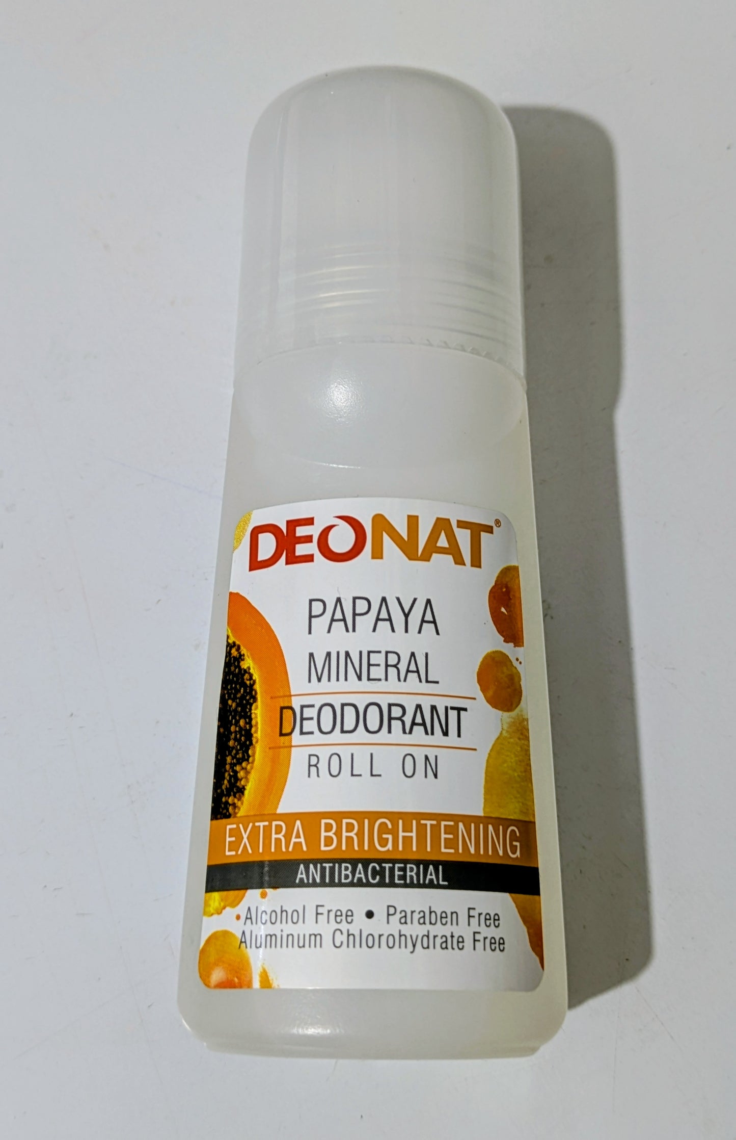 DEONAT PAPAYA MINERAL DEODORANT ROLL ON (65ML)