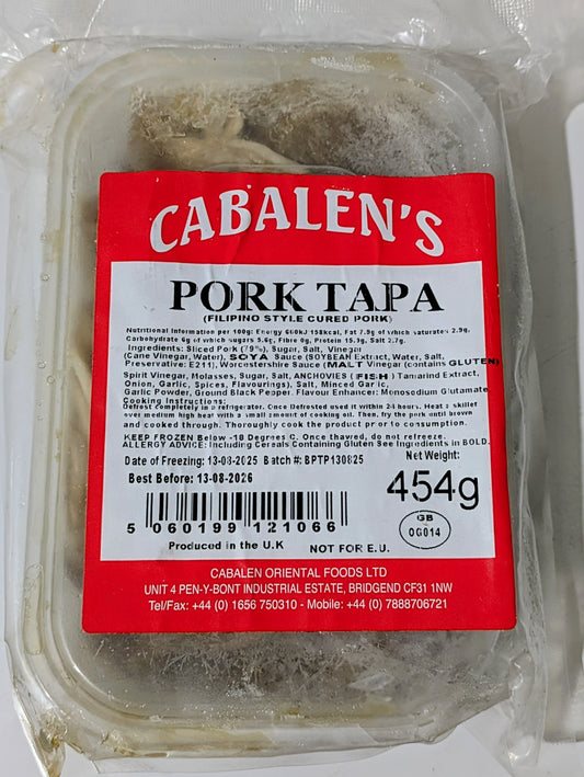 CABALEN'S PORK TAPA (454G)