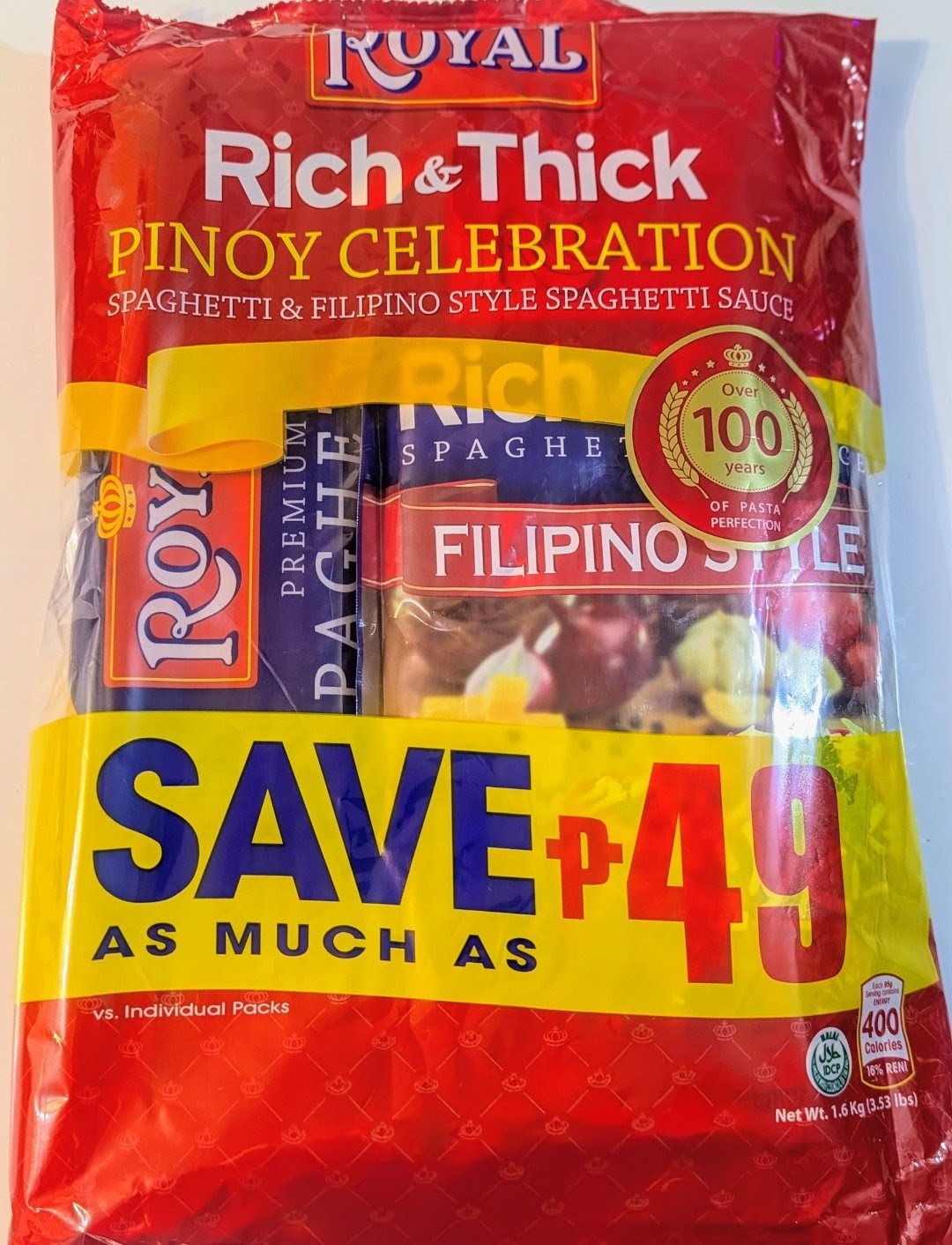 ROYAL RICH & THICK SPAGHETTI & FILIPINO STYLE SPAGHETTI SAUCE