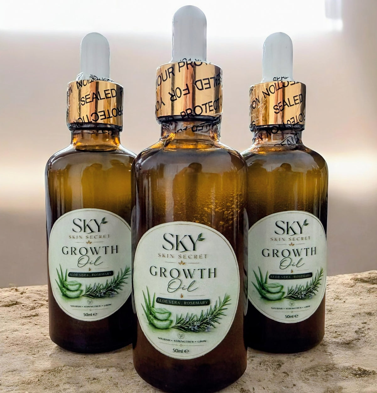 SKY SKIN SECRET HAIR GROWTH OIL ALOE VERA & ROSEMARY (50ML)