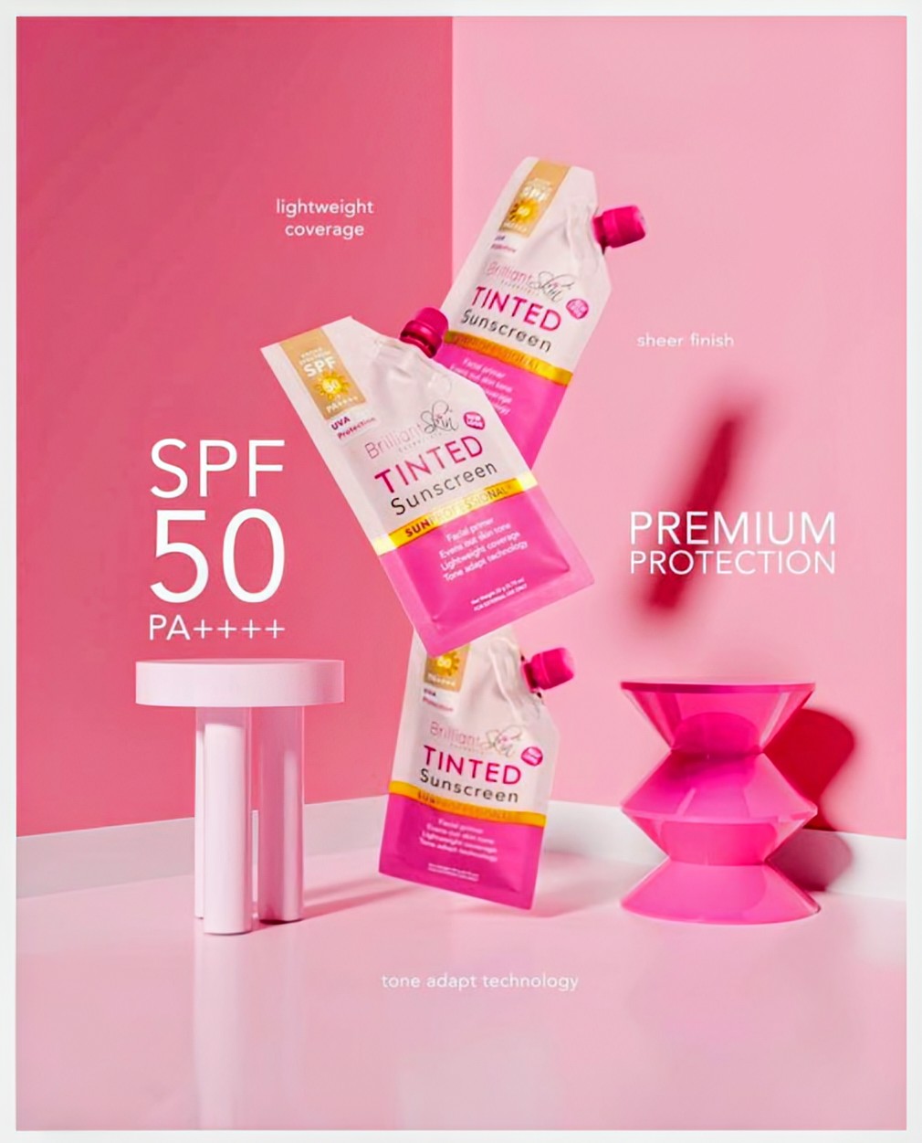 BRILLIANT SKIN TINTED SUNSCREEN SPF50