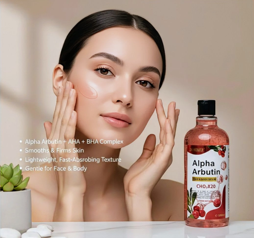 DR MEINAIER ALPHA ARBUTIN FACE & BODY SERUM (500ML)