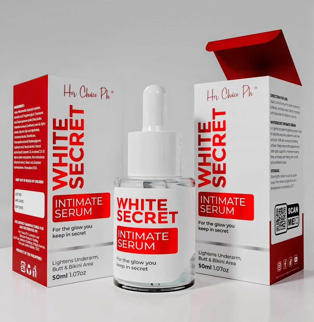 HER CHOICE PH WHITE SECRET ULTIMATE WHITENING DOU