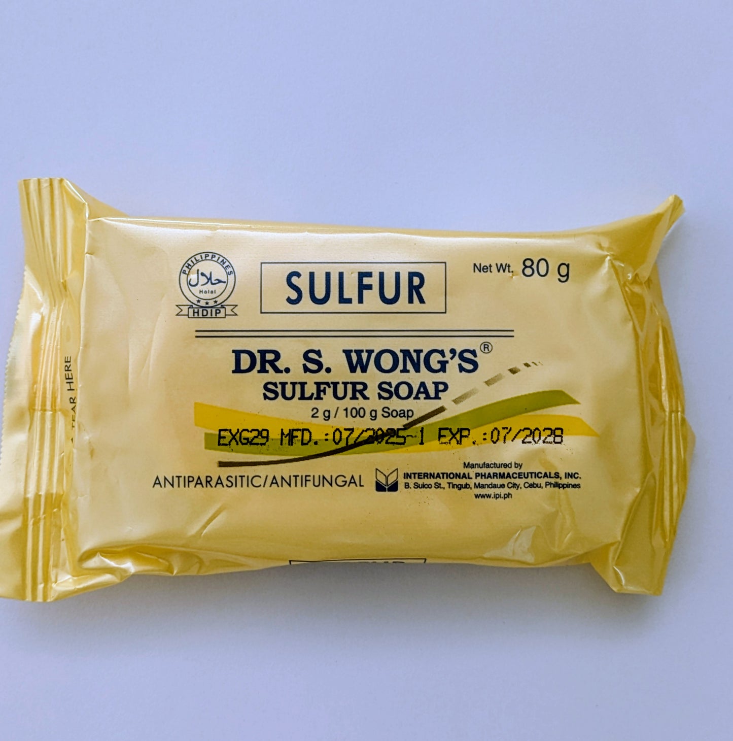 DR. S.WONG'S SULFUR SOAP 80g
