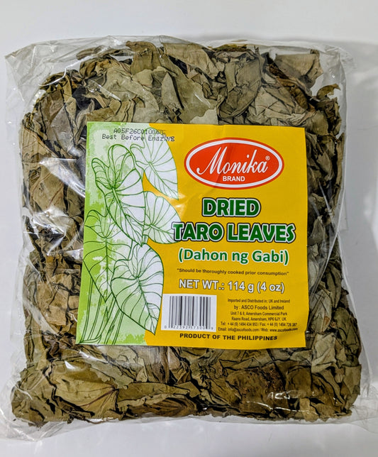 MONIKA DRIED TARO LEAVES 114g