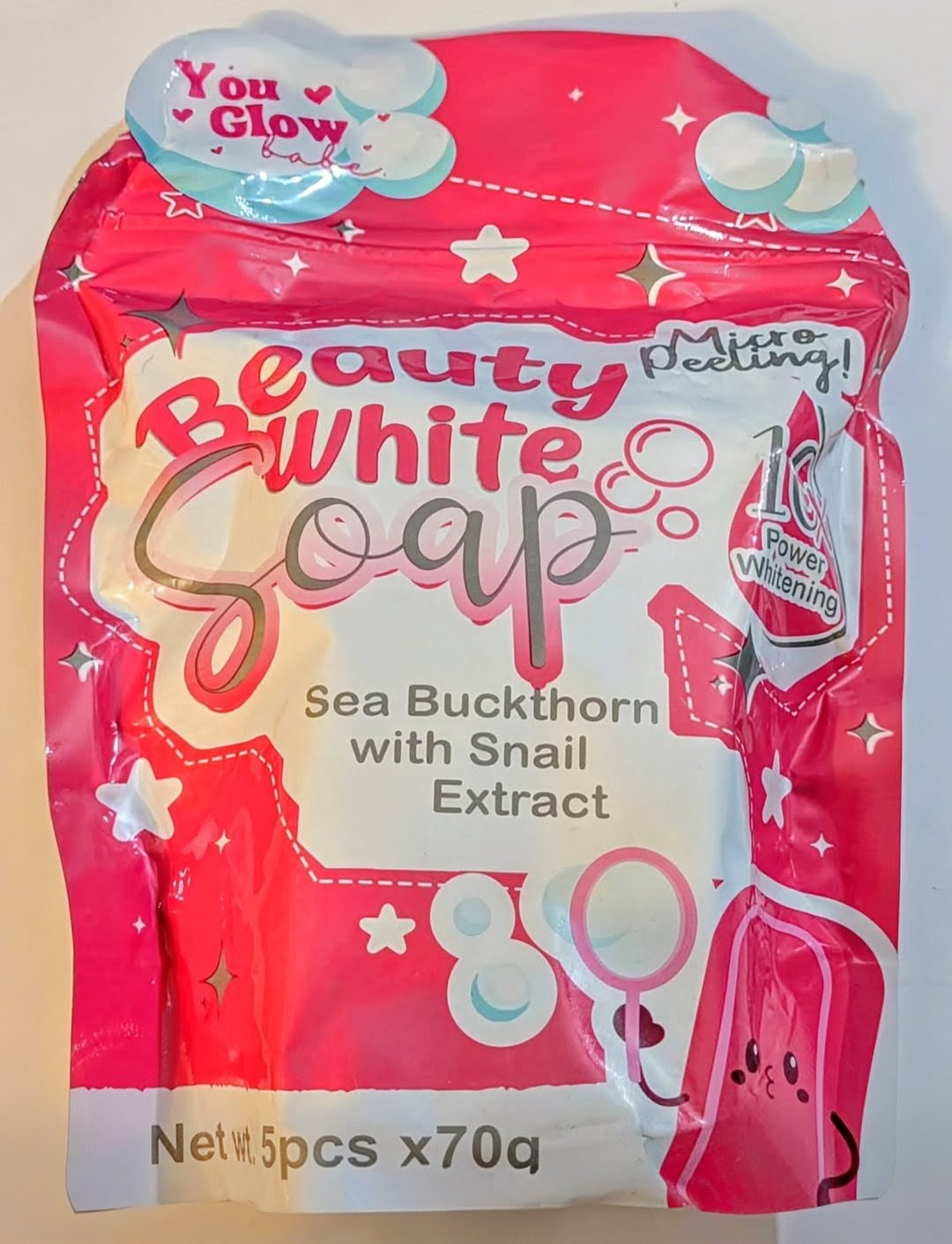 YOU GLOW BEAUTY WHITE SOAP 5x70g
