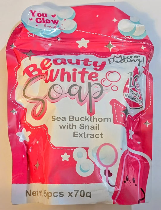 YOU GLOW BEAUTY WHITE SOAP 5x70g