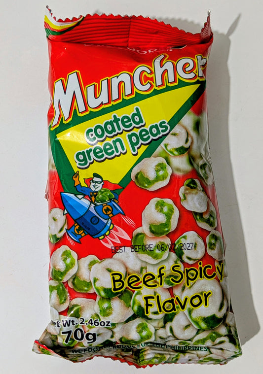 MUNCHER COATED GREEN PEAS 70g