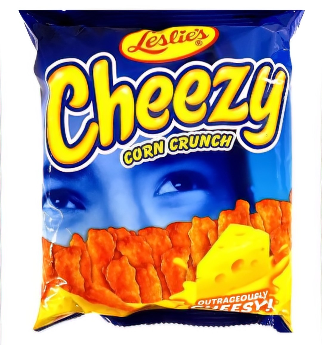 LESLIE'S CHEEZY CORN CRUNCH CHEESE FLAVOR