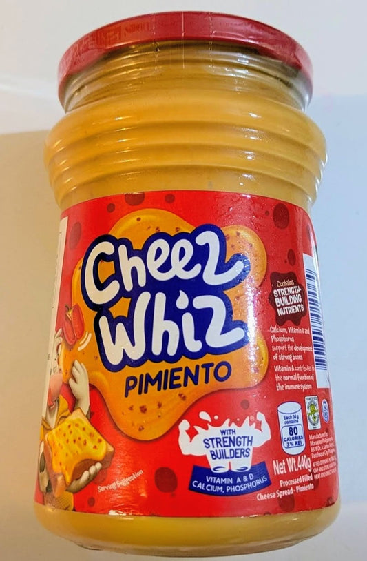 CHEEZ WHIZ PIMIENTO 440g