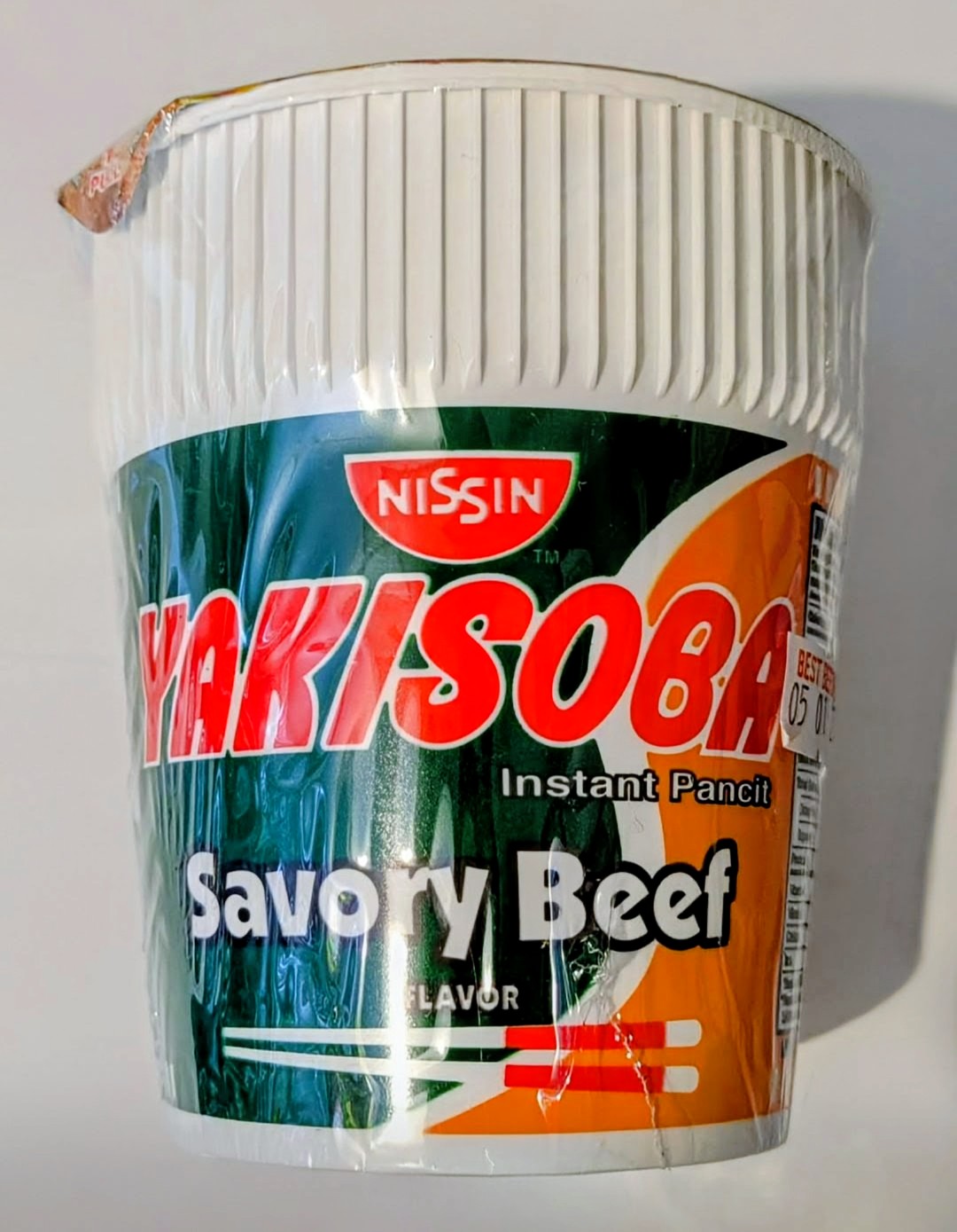 NISSIN YAKISOBA SAVORY BEEF FLAVOR