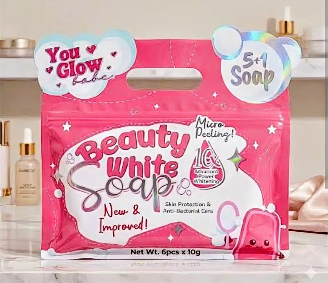 YOU GLOW BEAUTY WHITE SOAP 6x70G