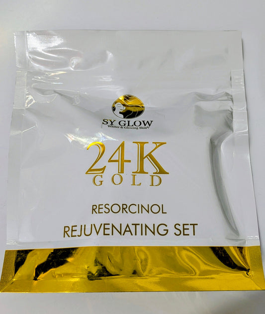 SY GLOW 24K GOLD RESORCINOL REJUVENATING SET
