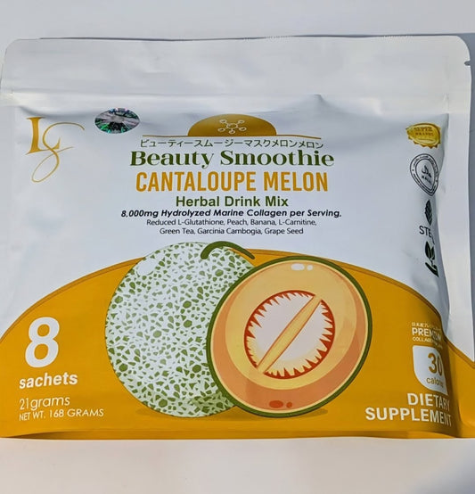 LS BEAUTY SMOOTHIE CANTALOUPE MELON HERBAL DRINK MIX