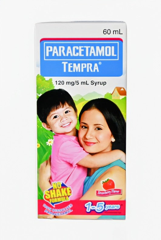 TEMPRA PARACETAMOL SYRUP STRAWBERRY FLAVOR 60ML