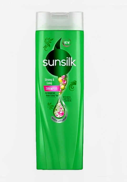 SUNSILK STRONG & LONG SHAMPOO (180ML)