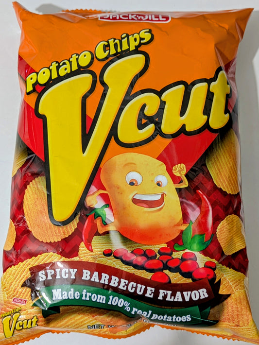 VCUT POTATO CHIPS SPICY BBQ FLAVOR