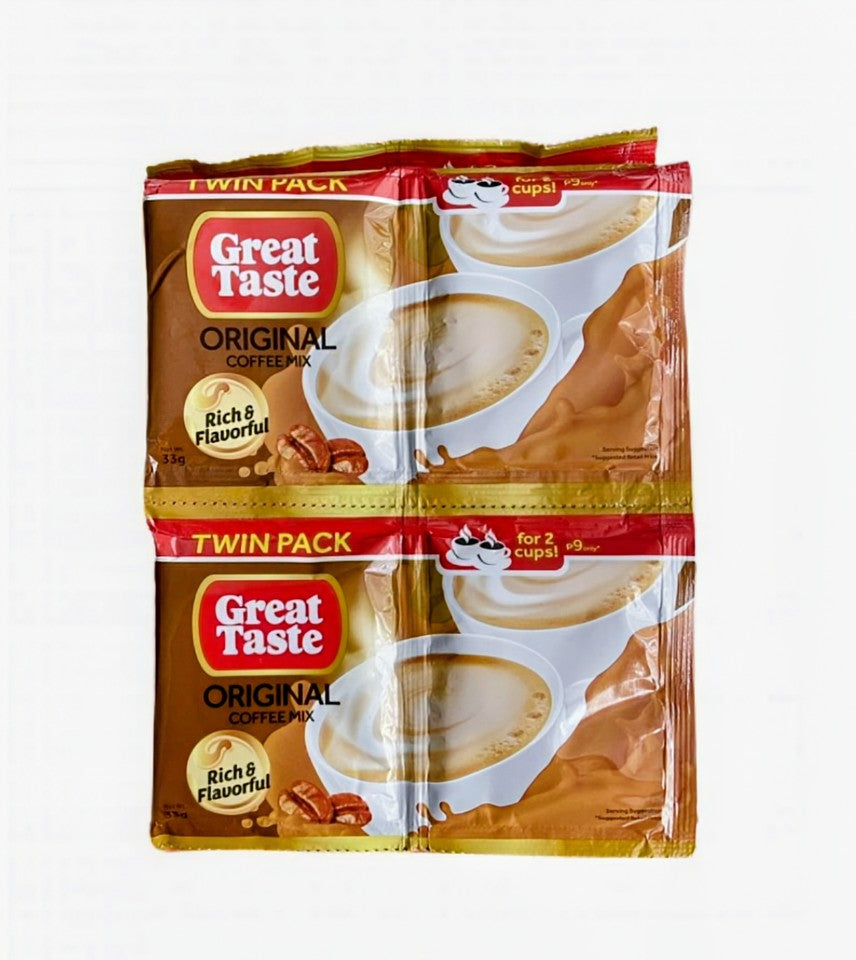 GREAT TASTE ORIGINAL COFFEE MIX 330G 20 x 16.5G sachets (20 Cups)