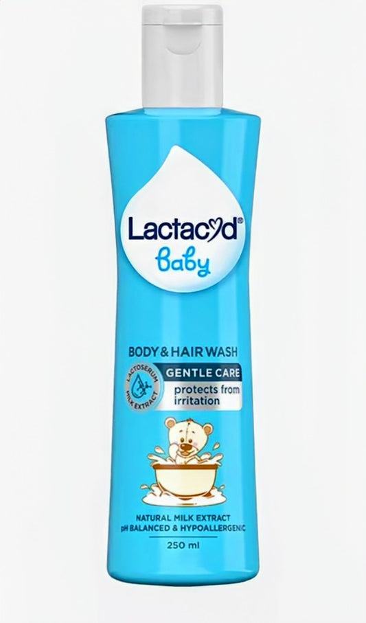 LACTACYD BABY BODY & HAIR WASH 250ML