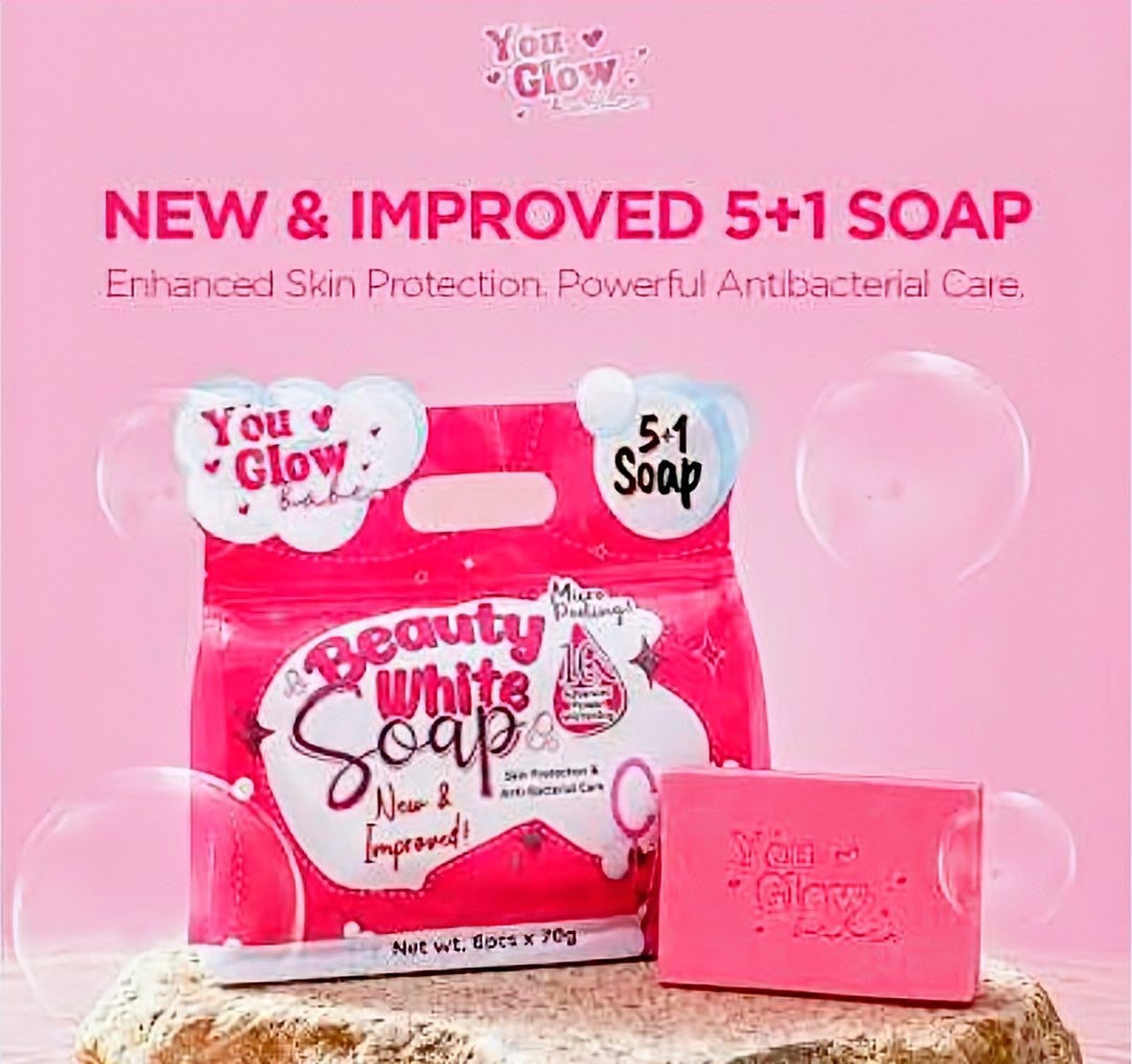 YOU GLOW BEAUTY WHITE SOAP 6x70G