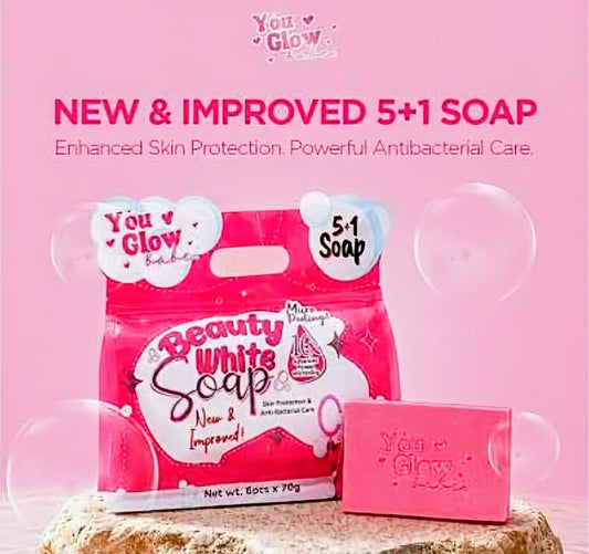 YOU GLOW BEAUTY WHITE SOAP 6x70G