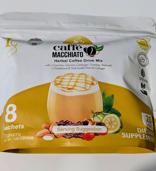 LS CAFFE MACCHIATO HERBAL COFFEE DRINK MIX