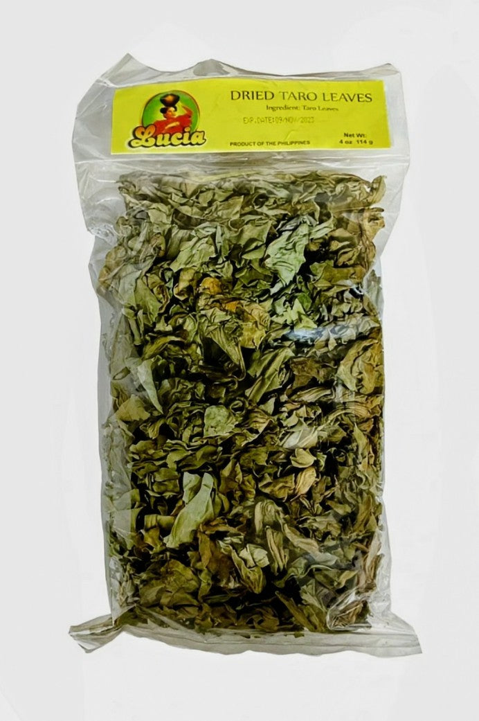 LUCIA DRIED TARO LEAVES 114G