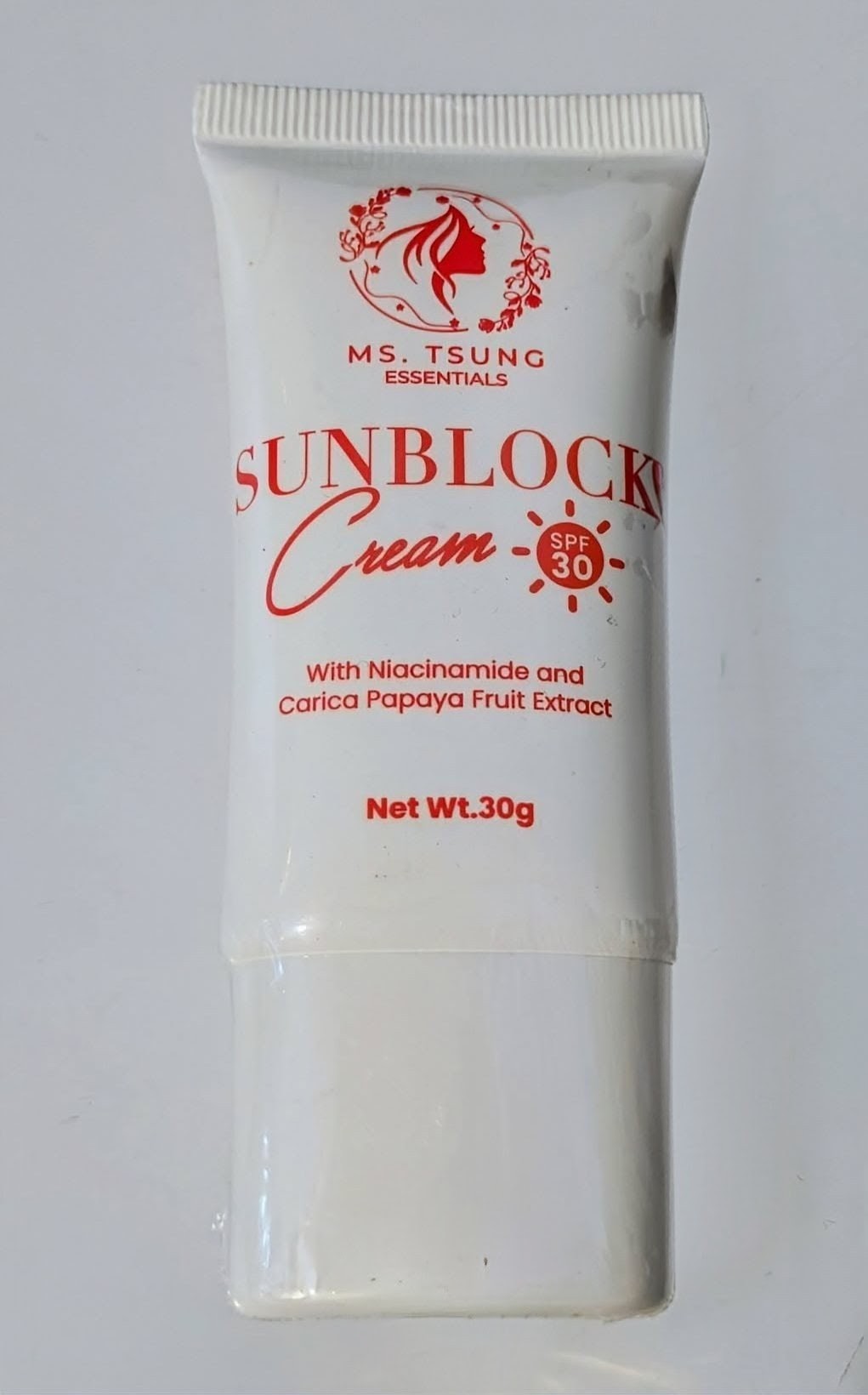 MS.TSUNG ESSENTIALS SUNBLOCK CREAM SPF30 (30G )