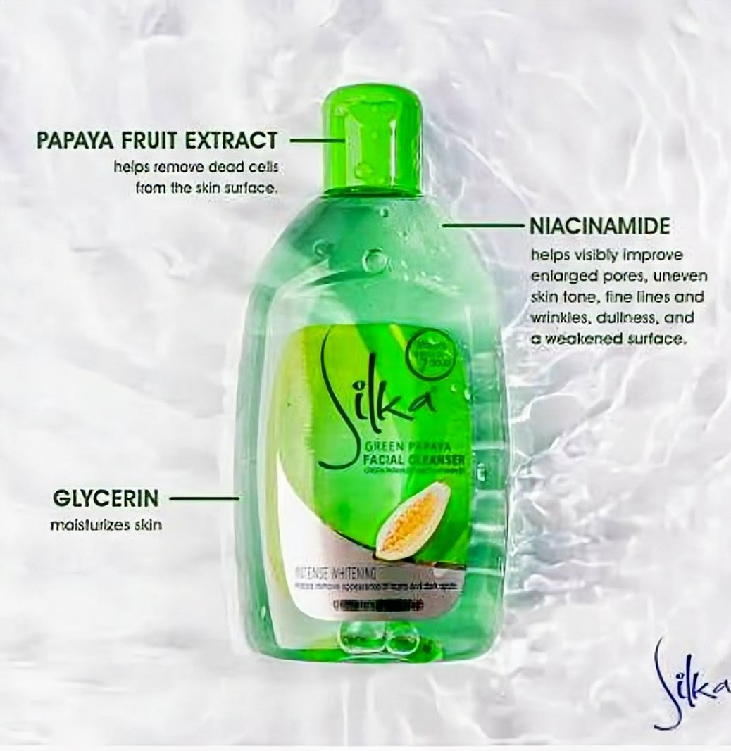 SILKA GREEN PAPAYA LIGHTENING CLEANSER 150ML