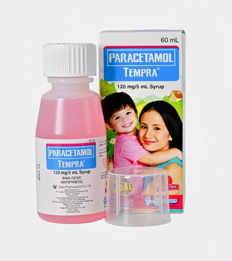 TEMPRA PARACETAMOL SYRUP STRAWBERRY FLAVOR 60ML